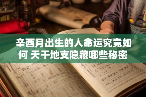 辛酉月出生的人命运究竟如何 天干地支隐藏哪些秘密 辛酉月出生的人命运究竟如何 天干地支隐藏哪些秘密