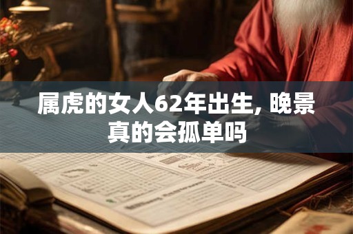 属虎的女人62年出生, 晚景真的会孤单吗