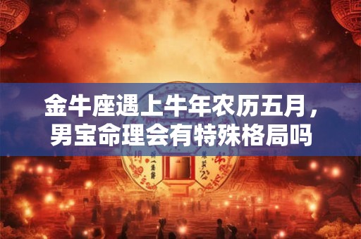 金牛座遇上牛年农历五月，男宝命理会有特殊格局吗
