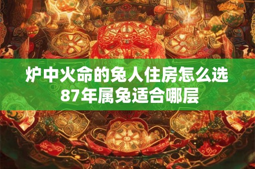 炉中火命的兔人住房怎么选 87年属兔适合哪层 炉中火命的兔人住房怎么选 87年属兔适合哪层