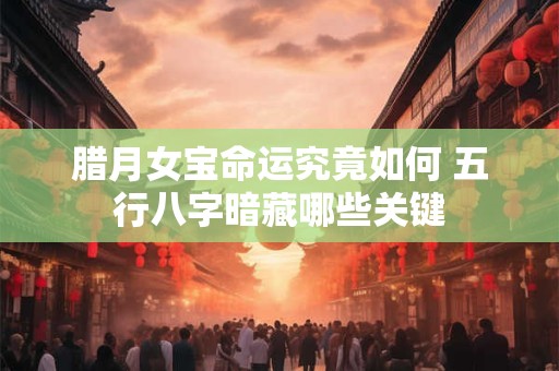 腊月女宝命运究竟如何 五行八字暗藏哪些关键