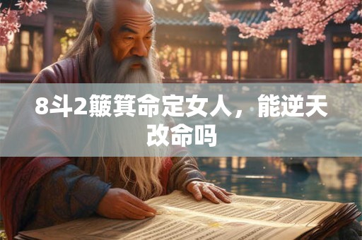 8斗2簸箕命定女人，能逆天改命吗