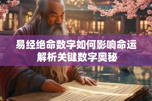 易经绝命数字如何影响命运 解析关键数字奥秘