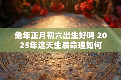 兔年正月初六出生好吗 2025年这天生辰命理如何