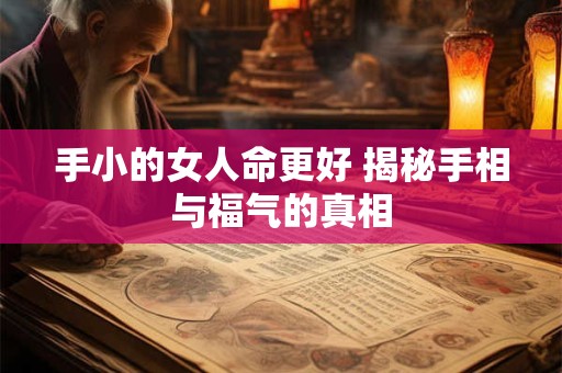 手小的女人命更好 揭秘手相与福气的真相