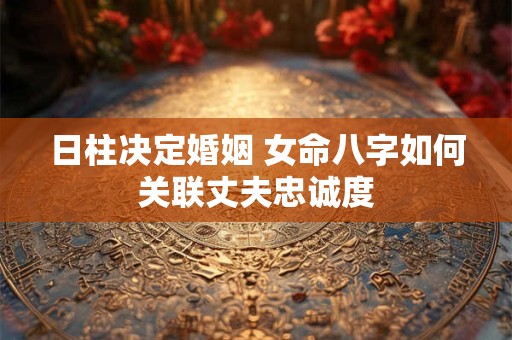 日柱决定婚姻 女命八字如何关联丈夫忠诚度