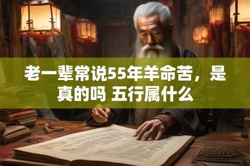 老一辈常说55年羊命苦，是真的吗 五行属什么