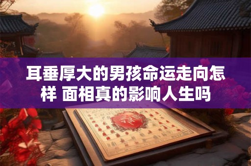 耳垂厚大的男孩命运走向怎样 面相真的影响人生吗