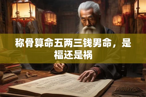 称骨算命五两三钱男命，是福还是祸