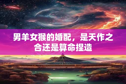男羊女猴的婚配，是天作之合还是算命捏造