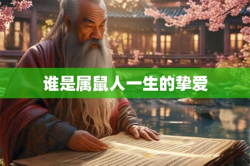 谁是属鼠人一生的挚爱