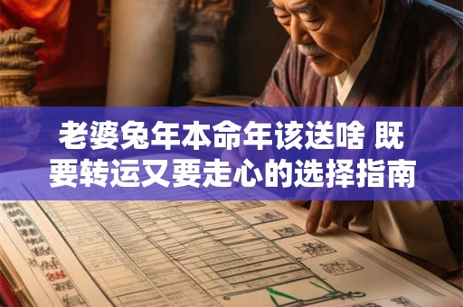 老婆兔年本命年该送啥 既要转运又要走心的选择指南