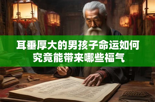 耳垂厚大的男孩子命运如何 究竟能带来哪些福气