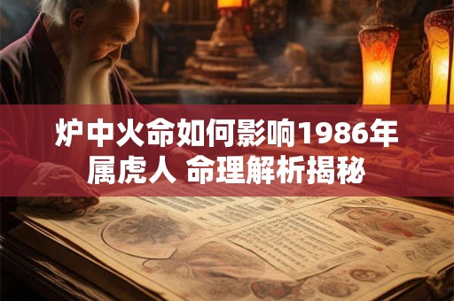 炉中火命如何影响1986年属虎人 命理解析揭秘