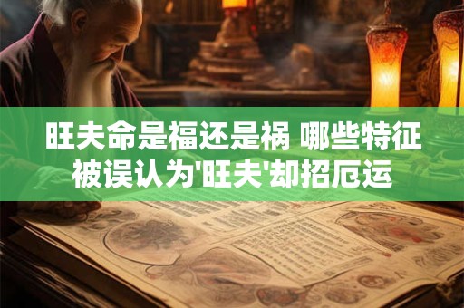 旺夫命是福还是祸 哪些特征被误认为'旺夫'却招厄运