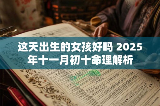这天出生的女孩好吗 2025年十一月初十命理解析