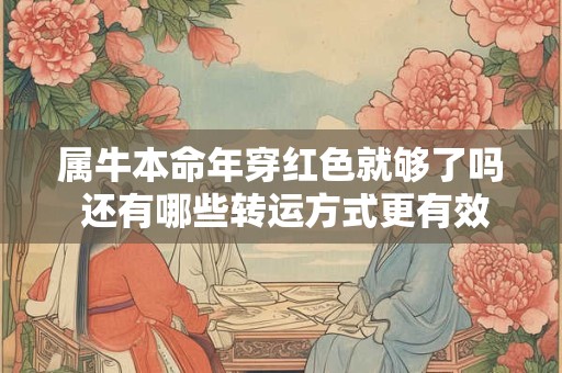 属牛本命年穿红色就够了吗 还有哪些转运方式更有效