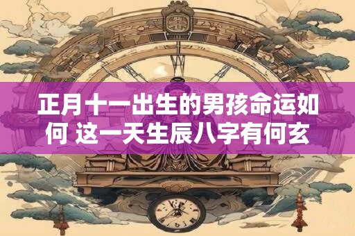 正月十一出生的男孩命运如何 这一天生辰八字有何玄机