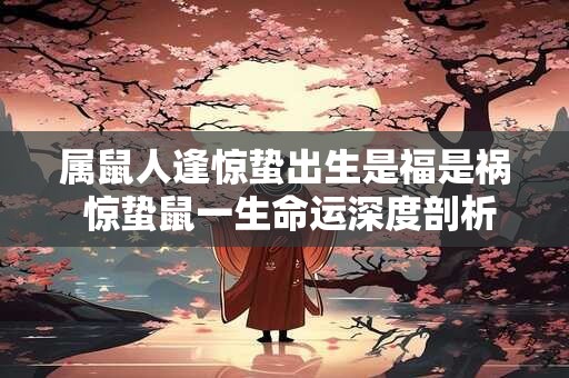 属鼠人逢惊蛰出生是福是祸 惊蛰鼠一生命运深度剖析