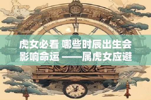 虎女必看 哪些时辰出生会影响命运 ——属虎女应避开的凶时大揭秘