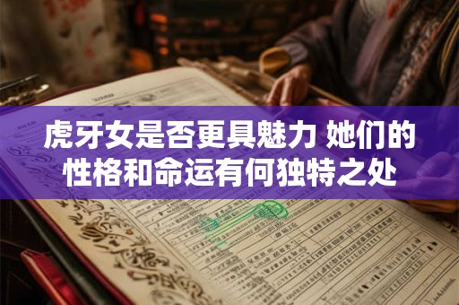 虎牙女是否更具魅力 她们的性格和命运有何独特之处