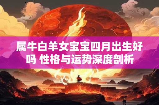 属牛白羊女宝宝四月出生好吗 性格与运势深度剖析