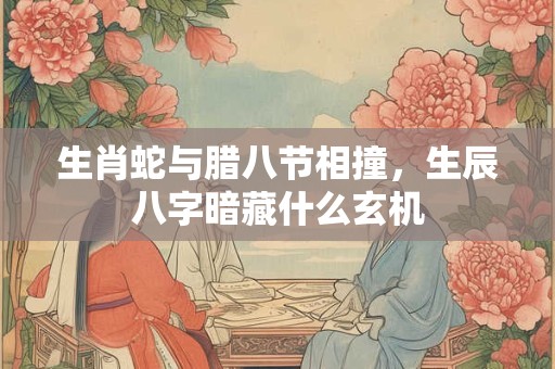 生肖蛇与腊八节相撞，生辰八字暗藏什么玄机