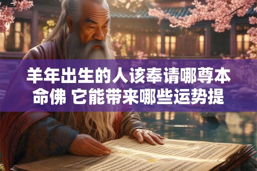 羊年出生的人该奉请哪尊本命佛 它能带来哪些运势提升