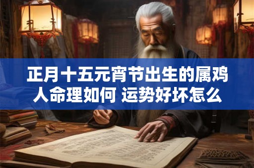 正月十五元宵节出生的属鸡人命理如何 运势好坏怎么看