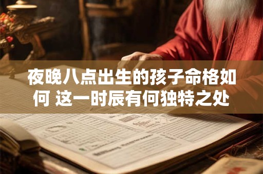 夜晚八点出生的孩子命格如何 这一时辰有何独特之处
