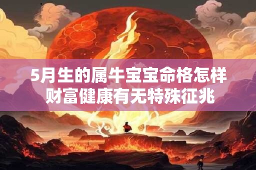 5月生的属牛宝宝命格怎样 财富健康有无特殊征兆