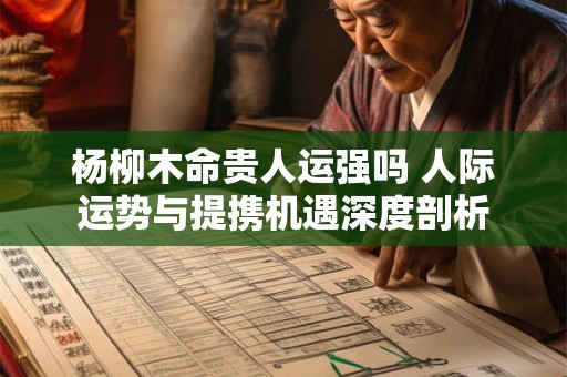 杨柳木命贵人运强吗 人际运势与提携机遇深度剖析
