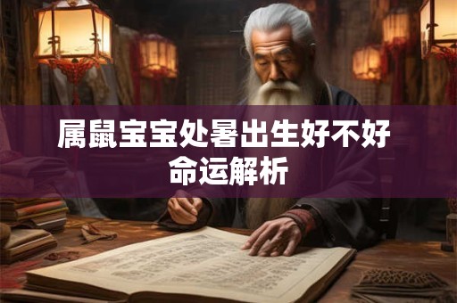 属鼠宝宝处暑出生好不好 命运解析