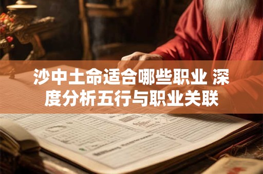 沙中土命适合哪些职业 深度分析五行与职业关联