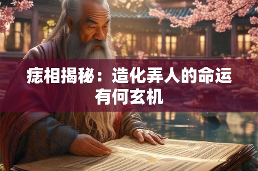 痣相揭秘：造化弄人的命运有何玄机