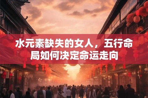 水元素缺失的女人，五行命局如何决定命运走向