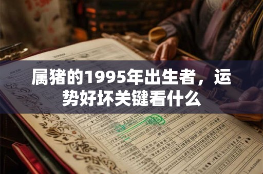 属猪的1995年出生者，运势好坏关键看什么