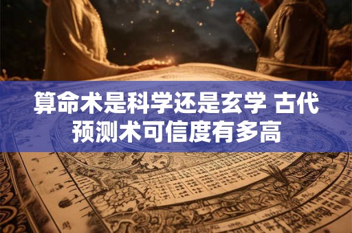 算命术是科学还是玄学 古代预测术可信度有多高