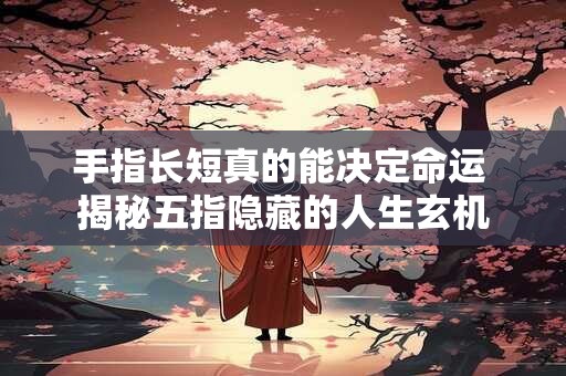 手指长短真的能决定命运 揭秘五指隐藏的人生玄机