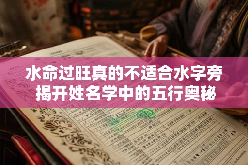 水命过旺真的不适合水字旁 揭开姓名学中的五行奥秘
