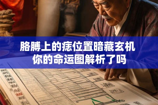 胳膊上的痣位置暗藏玄机 你的命运图解析了吗