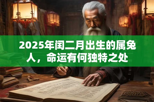 2025年闰二月出生的属兔人，命运有何独特之处