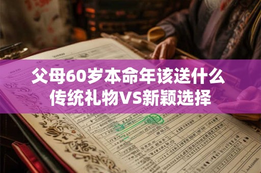 父母60岁本命年该送什么 传统礼物VS新颖选择