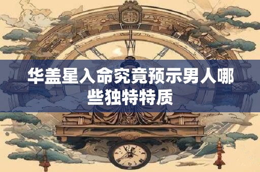 华盖星入命究竟预示男人哪些独特特质