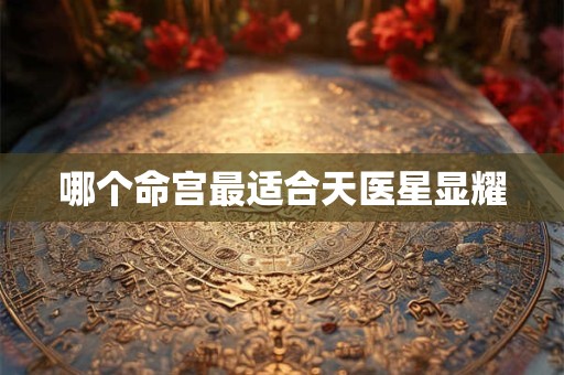 哪个命宫最适合天医星显耀