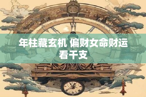 详细阅读:年柱藏玄机 偏财女命财运看干支 年柱藏玄机 偏财女命财运看干支