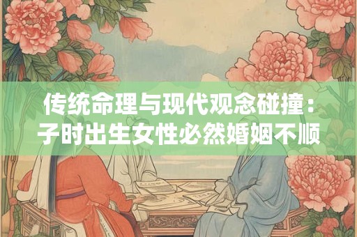 传统命理与现代观念碰撞：子时出生女性必然婚姻不顺吗