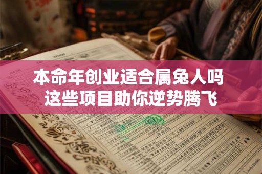 本命年创业适合属兔人吗 这些项目助你逆势腾飞