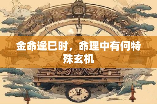 金命逢巳时，命理中有何特殊玄机
