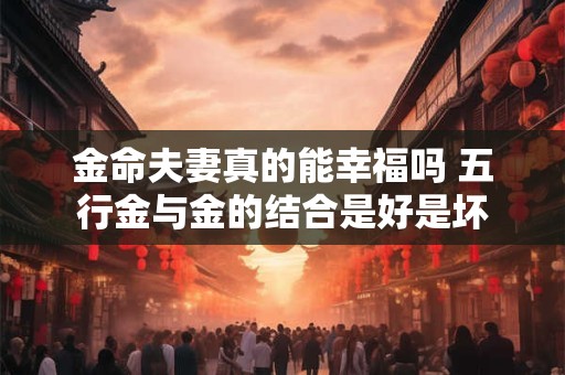 金命夫妻真的能幸福吗 五行金与金的结合是好是坏